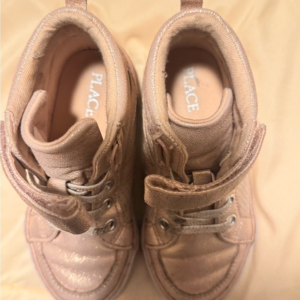 Place Kids' Shimmering Gold Sneakers